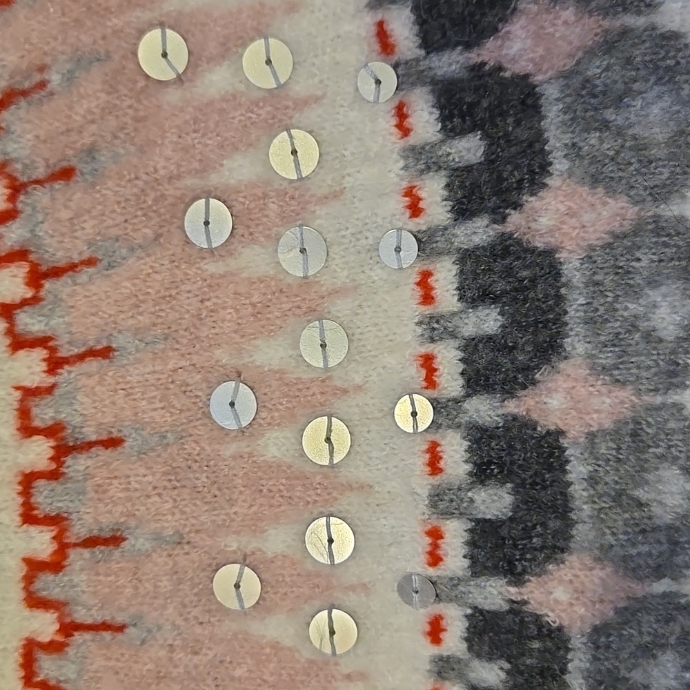 Talbot's Multi-Colored Design Print Sweater - image 2